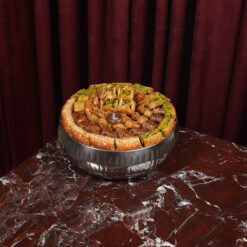 صينية استيل بقلاوة منوعه صغيرة A9001