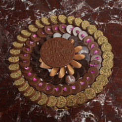 Alternative view of صينية ذهبية شوكلت منوع A5001