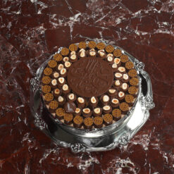 Alternative view of صينية فضية شوكلت مع حب البندق A4003