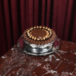 صينية فضية شوكلت مكسرات A4002