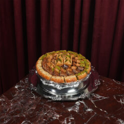 صينية بقلاوة منوعه فضيه A2001