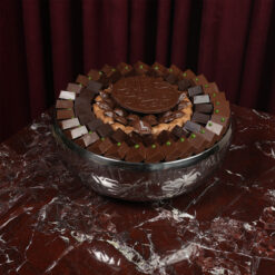 صينية استيل شوكولاتة منوعه A1002