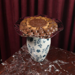 صينية سيراميك كبيرة شوكلت حشوة بسكوت ss302