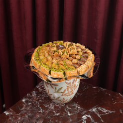 صينية سيراميك صغيرة بقلاوة منوعه ss502